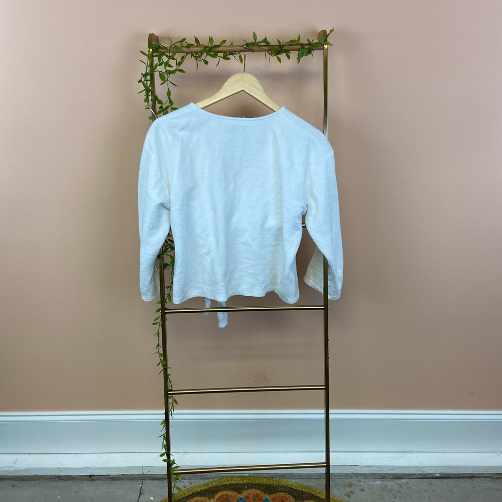 Madewell - Texture & Thread Tie-Front Top - Picture 7 of 8